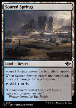 Soured Springs⁣ - Outlaws of Thunder Junction⁣ (Land)⁣ [264]