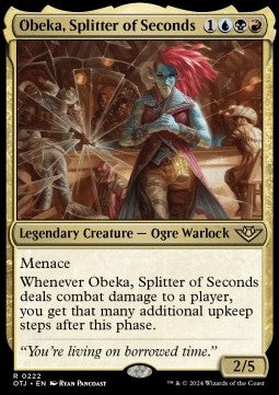 Obeka, Splitter of Seconds⁣ - Outlaws of Thunder Junction⁣ (Rare)⁣ [222]