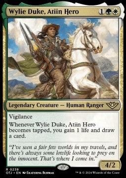Wylie Duke, Atiin Hero⁣ - Outlaws of Thunder Junction⁣ (Rare)⁣ [239]