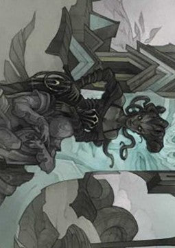 Art Series: Vraska Joins Up (V.1)⁣ - Outlaws of Thunder Junction: Extras⁣ (Tip Card)⁣ [A34]