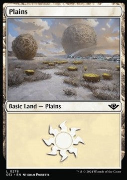 Plains (V.2)⁣ - Outlaws of Thunder Junction: Extras⁣ (Land)⁣ [278]