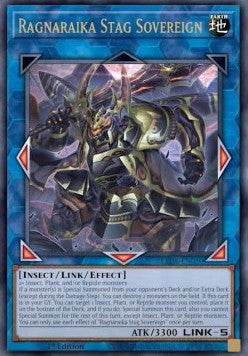 Ragnaraika Stag Sovereign (V.1 - Ultra Rare)⁣ - Legacy of Destruction⁣ (Ultra Rare)⁣ [050]