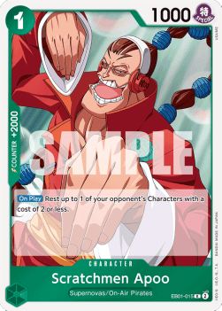 Scratchmen Apoo (EB01-015) - Memorial Collection (Rare) [EB01-015]