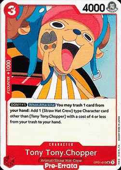 Tony Tony.Chopper (OP01-015) - Romance Dawn (Pre-Errata) (Uncommon) [OP01E-015]