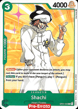 Shachi (OP01-044) - Romance Dawn (Pre-Errata) (Common) [OP01E-044]