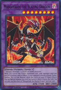 Masquerade the Blazing Dragon (V.1 - Super Rare)⁣ - 25th Anniversary Rarity Collection II⁣ (Super Rare)⁣ [022]