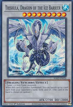 Trishula, Dragon of the Ice Barrier (V.1 - Super Rare)⁣ - 25th Anniversary Rarity Collection II⁣ (Super Rare)⁣ [026]