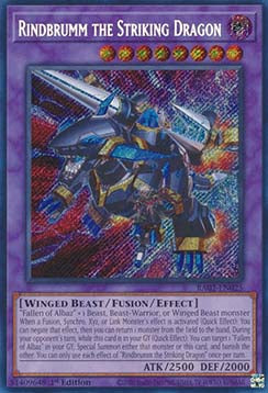 Rindbrumm the Striking Dragon (V.3 - Secret Rare)⁣ - 25th Anniversary Rarity Collection II⁣ (Secret Rare)⁣ [025]