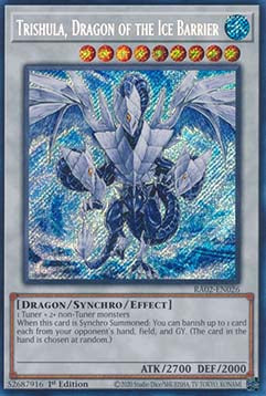 Trishula, Dragon of the Ice Barrier (V.3 - Secret Rare)⁣ - 25th Anniversary Rarity Collection II⁣ (Secret Rare)⁣ [026]