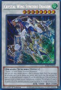 Crystal Wing Synchro Dragon (V.3 - Secret Rare)⁣ - 25th Anniversary Rarity Collection II⁣ (Secret Rare)⁣ [029]