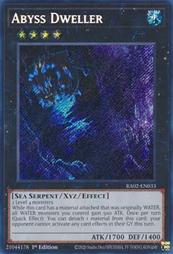 Abyss Dweller (V.3 - Secret Rare)⁣ - 25th Anniversary Rarity Collection II⁣ (Secret Rare)⁣ [033]