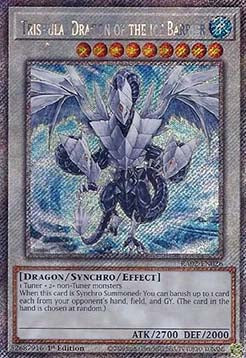 Trishula, Dragon of the Ice Barrier (V.4 - Platinum Secret Rare)⁣ - 25th Anniversary Rarity Collection II⁣ (Platinum Secret Rare)⁣ [026]