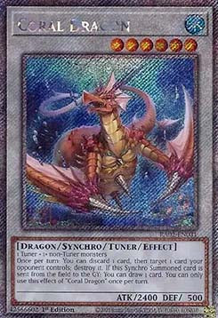 Coral Dragon (V.4 - Platinum Secret Rare)⁣ - 25th Anniversary Rarity Collection II⁣ (Platinum Secret Rare)⁣ [031]
