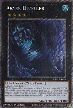 Abyss Dweller (V.4 - Platinum Secret Rare)⁣ - 25th Anniversary Rarity Collection II⁣ (Platinum Secret Rare)⁣ [033]