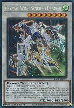Crystal Wing Synchro Dragon (V.6 - Collectors Rare)⁣ - 25th Anniversary Rarity Collection II⁣ (Collectors Rare)⁣ [029]