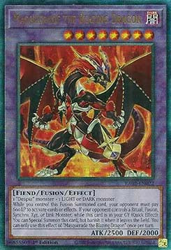 Masquerade the Blazing Dragon (V.7 - Ultimate Rare)⁣ - 25th Anniversary Rarity Collection II⁣ (Ultimate Rare)⁣ [022]