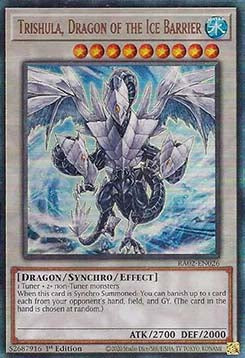 Trishula, Dragon of the Ice Barrier (V.7 - Ultimate Rare)⁣ - 25th Anniversary Rarity Collection II⁣ (Ultimate Rare)⁣ [026]