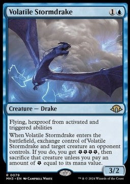 Volatile Stormdrake⁣ - Modern Horizons 3⁣ (Rare)⁣ [79]