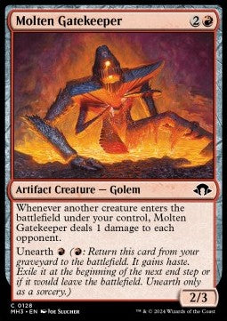 Molten Gatekeeper⁣ - Modern Horizons 3⁣ (Common)⁣ [128]