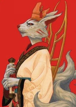Art Series: Pearl-Ear, Imperial Advisor (V.1)⁣ - Modern Horizons 3: Extras⁣ (Tip Card)⁣ [A45]