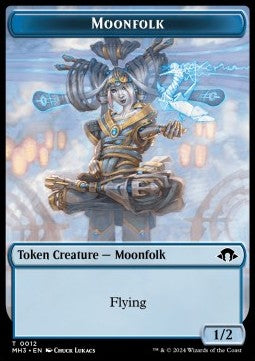 Moonfolk Token (Blue 1/2)⁣ - Modern Horizons 3: Tokens⁣ (Token)⁣ [T12]
