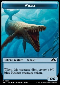 Whale Token (Blue 6/6)⁣ - Modern Horizons 3: Tokens⁣ (Token)⁣ [T14]