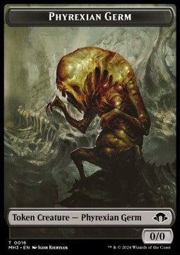Phyrexian Germ Token (Black 0/0)⁣ - Modern Horizons 3: Tokens⁣ (Token)⁣ [T16]