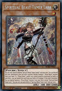 Spiritual Beast Tamer Lara (V.1 - Secret Rare)⁣ - Battles of Legend: Terminal Revenge⁣ (Secret Rare)⁣ [017]