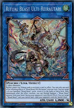 Ritual Beast Ulti-Reirautari⁣ - Battles of Legend: Terminal Revenge⁣ (Secret Rare)⁣ [019]