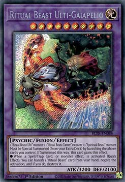 Ritual Beast Ulti-Gaiapelio⁣ - Battles of Legend: Terminal Revenge⁣ (Secret Rare)⁣ [086]