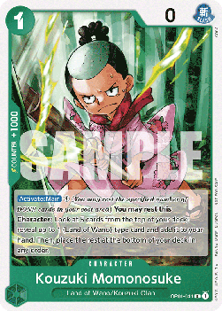 Kouzuki Momonosuke (OP01-041) (V.1) - Unnumbered Promos (Rare) [UP-OP01-0411]