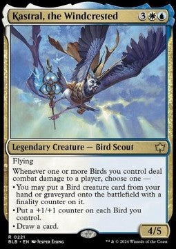 Kastral, the Windcrested⁣ - Bloomburrow⁣ (Rare)⁣ [221]