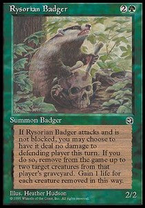 Rysorian Badger - Homelands (Rare)