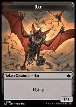 Bat Token (Black 1/1)⁣ - Bloomburrow: Tokens⁣ (Token)⁣ [T10]