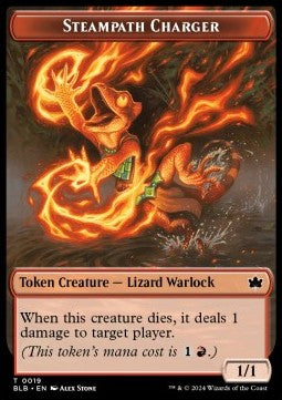 Steampath Charger Token (Red 1/1)⁣ - Bloomburrow: Tokens⁣ (Token)⁣ [T19]