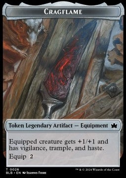 Cragflame Token⁣ - Bloomburrow: Tokens⁣ (Token)⁣ [T26]