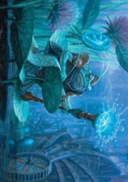 Art Series: Dour Port-Mage (V.1)⁣ - Bloomburrow: Extras⁣ (Tip Card)⁣ [A05]