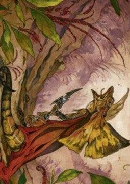 Art Series: Hired Claw (V.1)⁣ - Bloomburrow: Extras⁣ (Tip Card)⁣ [A39]