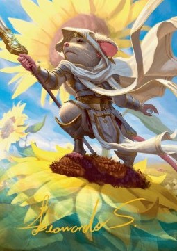 Art Series: Elspeth, Sun's Champion (V.2)⁣ - Bloomburrow: Extras⁣ (Tip Card)⁣ [A53]
