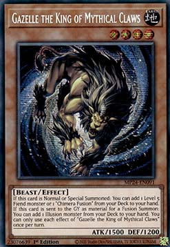 Gazelle the King of Mythical Claws⁣ - 25th Anniversary Tin: Dueling Mirrors⁣ (Secret Rare)⁣ [091]