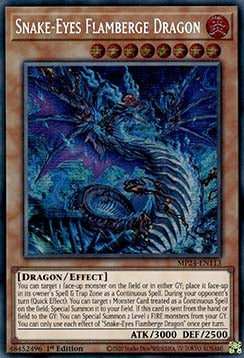Snake-Eyes Flamberge Dragon⁣ - 25th Anniversary Tin: Dueling Mirrors⁣ (Secret Rare)⁣ [113]