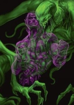Art Series: Tyvar, the Pummeler (V.1)⁣ - Duskmourn: House of Horror: Extras⁣ (Tip Card)⁣ [A41]