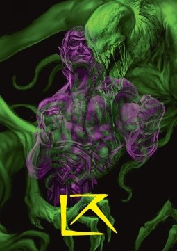 Art Series: Tyvar, the Pummeler (V.2)⁣ - Duskmourn: House of Horror: Extras⁣ (Tip Card)⁣ [A41]