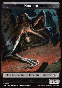 Horror Token (Black 2/2)⁣ - Duskmourn: House of Horror: Tokens⁣ (Token)⁣ [T10]
