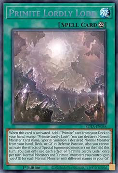 Primite Lordly Lode (V.1 - Secret Rare)⁣ - Rage of the Abyss⁣ (Secret Rare)⁣ [058]