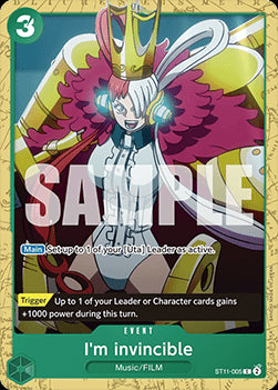 I'm invincible (ST11-005)⁣ - Starter Deck: Green Uta⁣ (Common)⁣ [ST11-005]