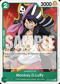 Monkey.D.Luffy (ST16-005)⁣ - Starter Deck: Green Uta⁣ (Common)⁣ [005]