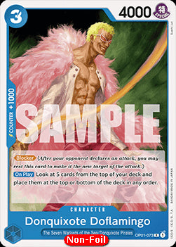 Donquixote Doflamingo (OP01-073) - Starter Deck: Donquixote Doflamingo (Rare) [ST-17-OP01-073]