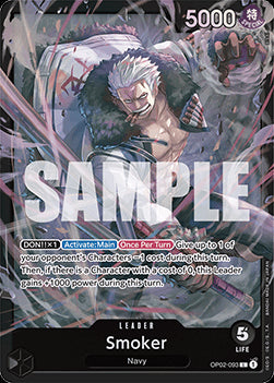 Smoker (OP02-093)⁣ - Starter Deck: Smoker⁣ (Leader)⁣ [OP02-093]