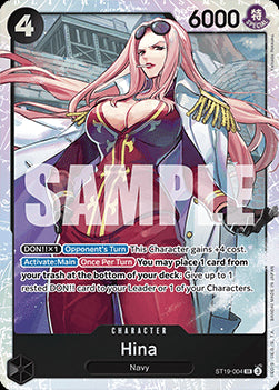 Hina (ST19-004)⁣ - Starter Deck: Smoker⁣ (Super Rare)⁣ [004]